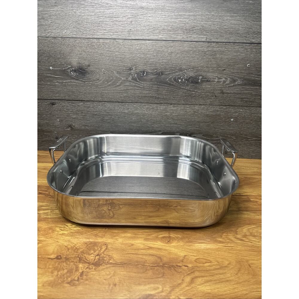 ALL-CLAD Stainless Steel Lasagna Roasting Pan 16x13 Oven to Table Cookware